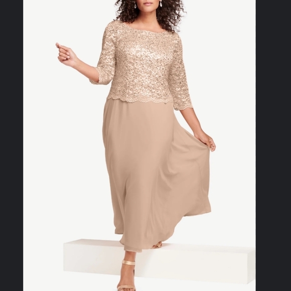 Roman's Evening Gown Dress Maxi - Picture 1 of 4